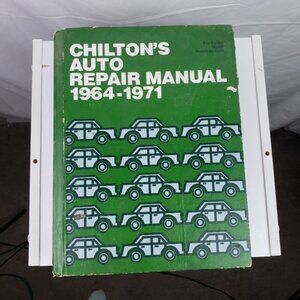 Chilton's Auto Repair Manual 1964-1971